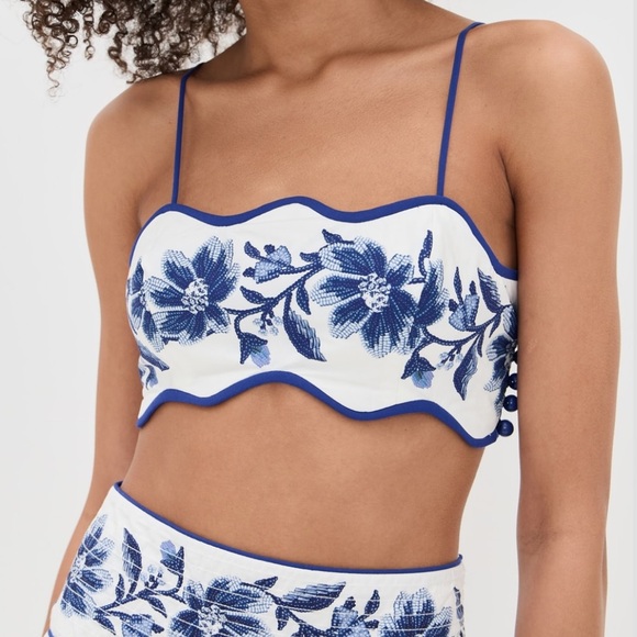 FARM Rio Tops - farm Rio summer fruit scarf top - NEW WITH TAGS